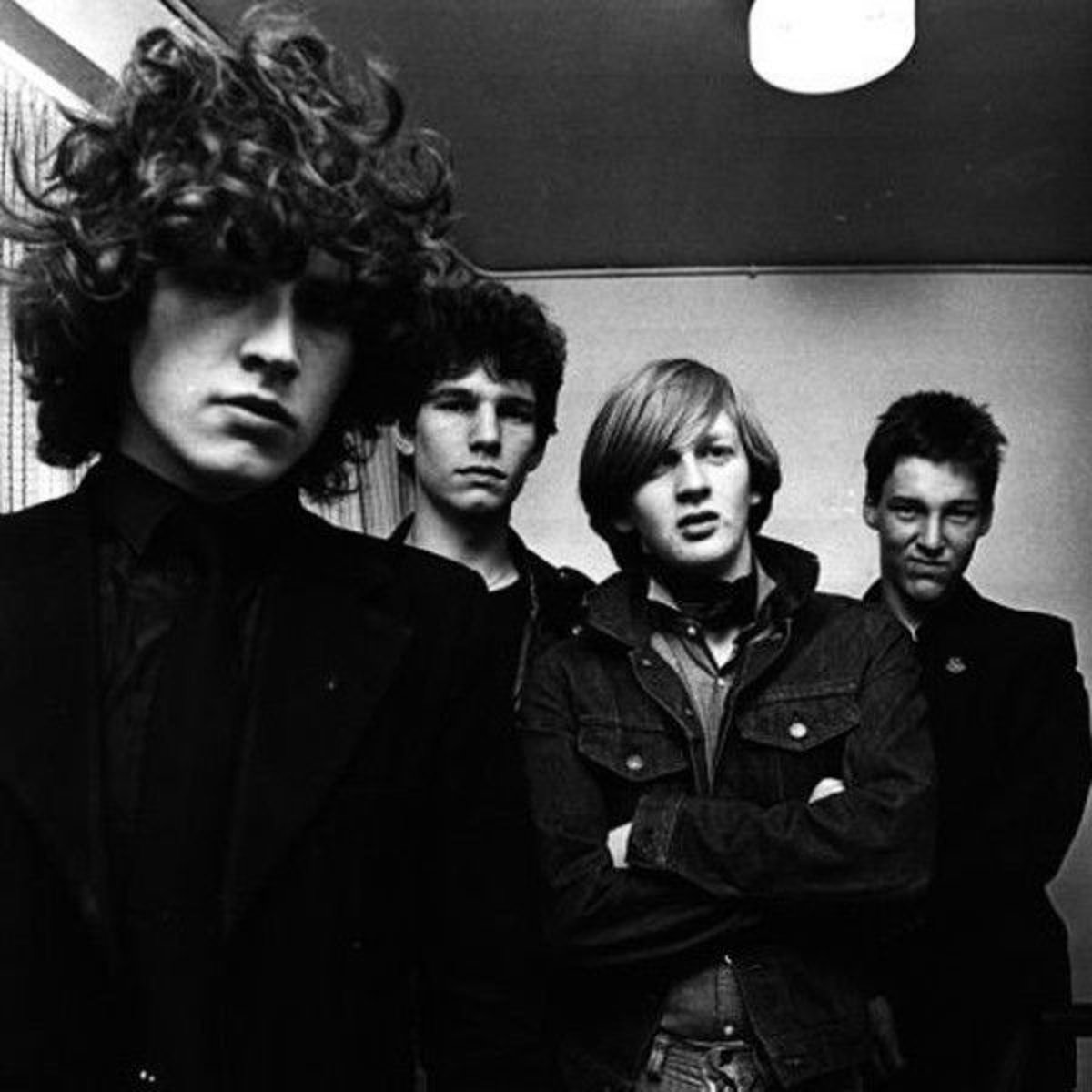 Scars at the Astoria in Edinburgh, 1980. L to r: Robert King, John Mackie, Calumn Mackay and Paul Research. Pic: Virginia Turbott