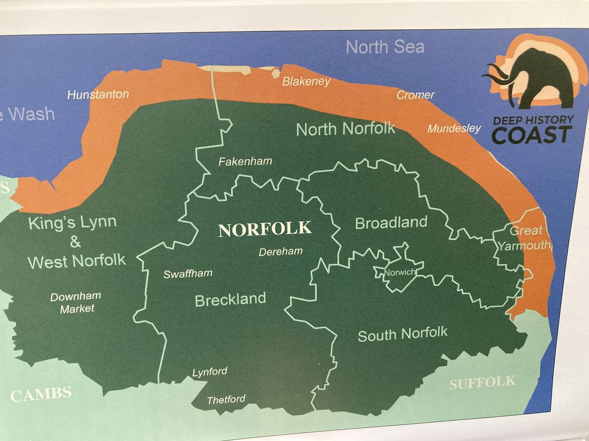 The Norfolk coast is known as the fastest receding coast in Europe, it is also known for its spectacular prehistoric archeological finds including fossilised human footprints from a near million years ago. Learn more at Dr John Davis' talk on 26th March Cley Village Hall 2.30pm