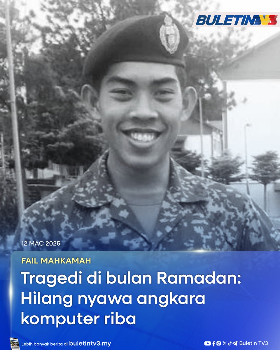 FAIL MAHKAMAH | ANGKARA sebuah komputer riba, nyawa Pegawai 1 Kadet Laut Universiti Pertahanan Awam Malaysia (UPNM) diragut dalam tragedi menyayat hati dan merentap emosi seluruh rakyat Malaysia.

#BuletinTV3 #FailMahkamah #ZulfarhanOsman #UPNM