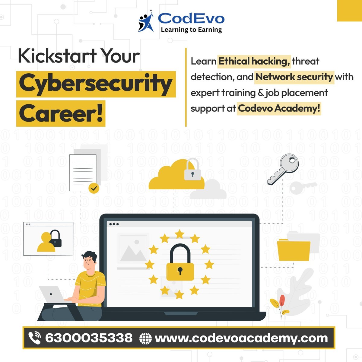 codevoacademy's tweet image. Kickstart your Cybersecurity Career with expert training in Ethical Hacking & Network Security at Codevo🔐 Get job-ready with hands-on learning & placement support.
📞 6300035338 | 🌐 codevoacademy.com
#Cybersecurity #EthicalHacking #NetworkSecurity