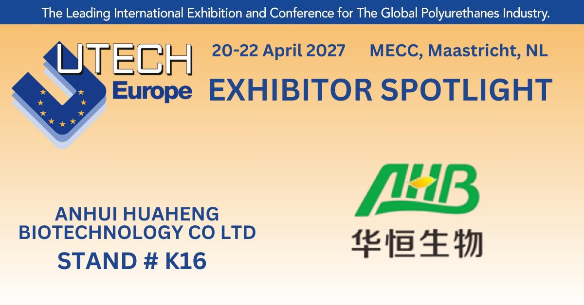 Welcome Huaheng Bio as exhibitors at UTECH Europe 2027 at MECC, Maastricht, 20-22 April 2027. Huaheng Bio is a high-tech enterprise with synthetic biology as its core, focusing on green technological innovation and green value creation.  loom.ly/x07B1Jw #UTECHEurope