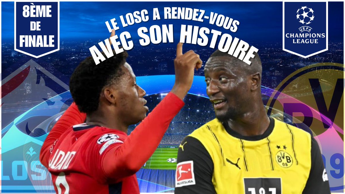 NOUVELLE VIDEO 🔥🔥
JOUR DE MATCH (ET JOUR DE QUALIFICATION?)
Pour cette occasion, j'avais un petit message à faire passer :
Ca se passe ici : ⬇️⬇️⬇️
youtu.be/ZoBtjOIcJyI

Lille va t-il se qualifier, en ce jour de 1/8è de finale retour face à Dortmund?

#LOSCBVB