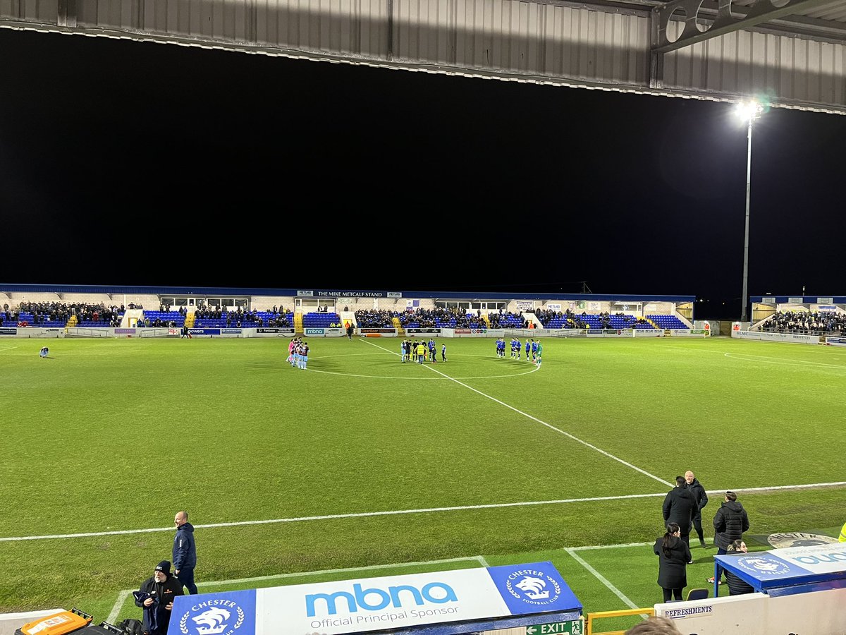 RedpathConnor's tweet image. 📆11/03/2025
🏆National League North
👥Chester FC 3-1 Warrington Town
🎟️ £0 (Scout Ticket)
🏟️Deva Stadium
-
#scouting #groundhopping #groundhopper #chesterfc #warringtontown