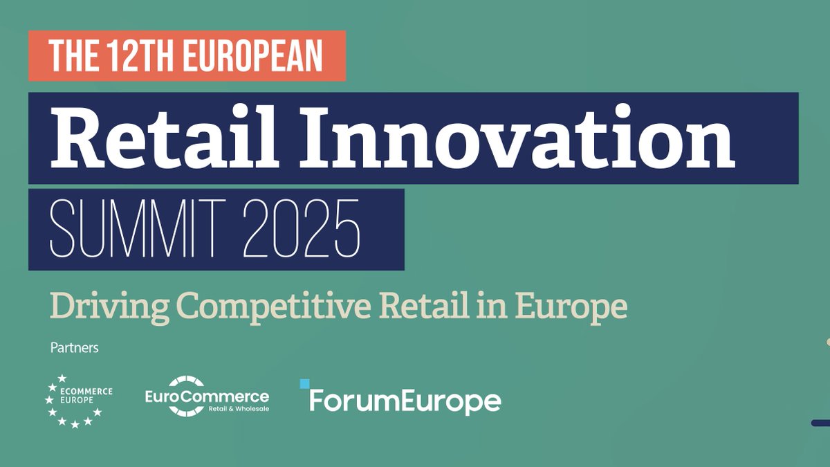Ecommerce Europe (@ecommerce_eu) on Twitter photo 📣 Ecommerce Europe has partnered with <a href="/ForumEurope/">Forum Europe</a> and <a href="/EuroCommerce/">EuroCommerce</a> for the 12th European Retail Innovation Summit on 10 April, where industry leaders, top-level policymakers, consumer advocates, and NGOs will gather to explore the future of retail👉 events.forum-europe.com/t/cr/AQjI0Q0Qu… 📣 Ecommerce Europe has partnered with <a href="/ForumEurope/">Forum Europe</a> and <a href="/EuroCommerce/">EuroCommerce</a> for the 12th European Retail Innovation Summit on 10 April, where industry leaders, top-level policymakers, consumer advocates, and NGOs will gather to explore the future of retail👉 events.forum-europe.com/t/cr/AQjI0Q0Qu…
