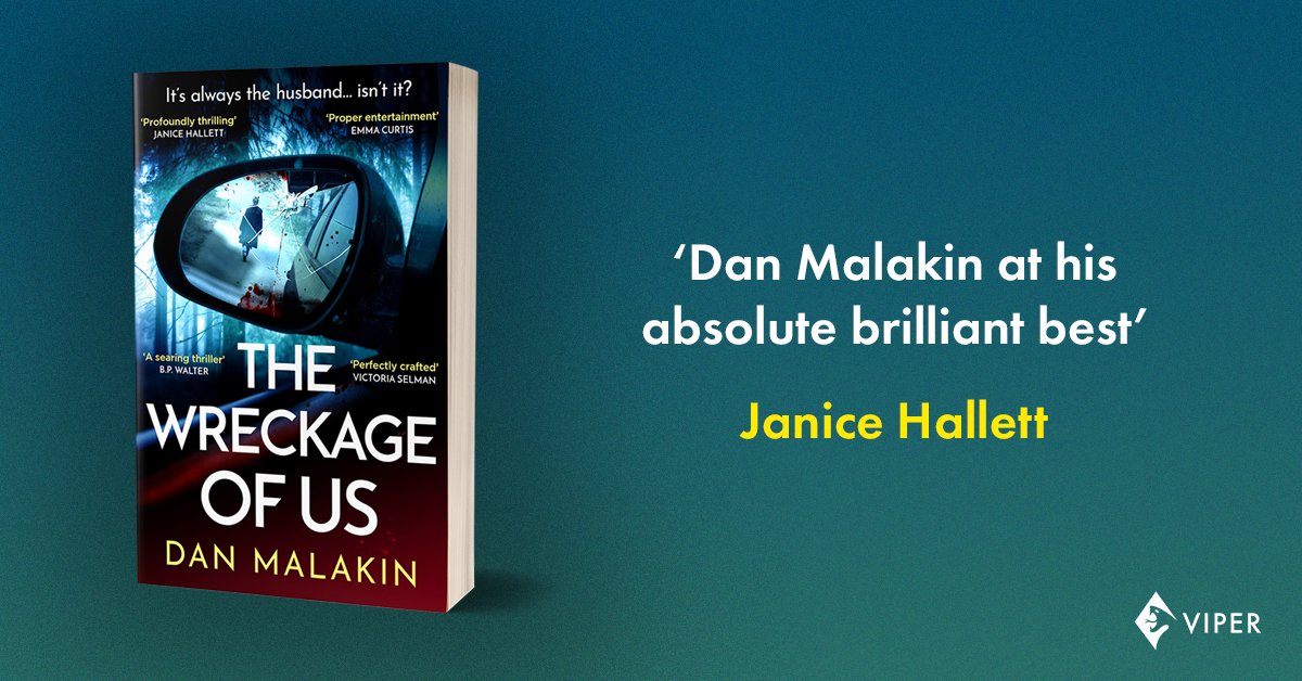 Viper Books (@viperbooks) on Twitter photo Dan Malakin's gripping page-turner, #TheWreckageOfUs, is out in paperback this month!
Pre-order your copy here:
tinyurl.com/45r58wrx <a href="/DanMalakin/">Dan Malakin</a> Dan Malakin's gripping page-turner, #TheWreckageOfUs, is out in paperback this month!
Pre-order your copy here:
tinyurl.com/45r58wrx <a href="/DanMalakin/">Dan Malakin</a>