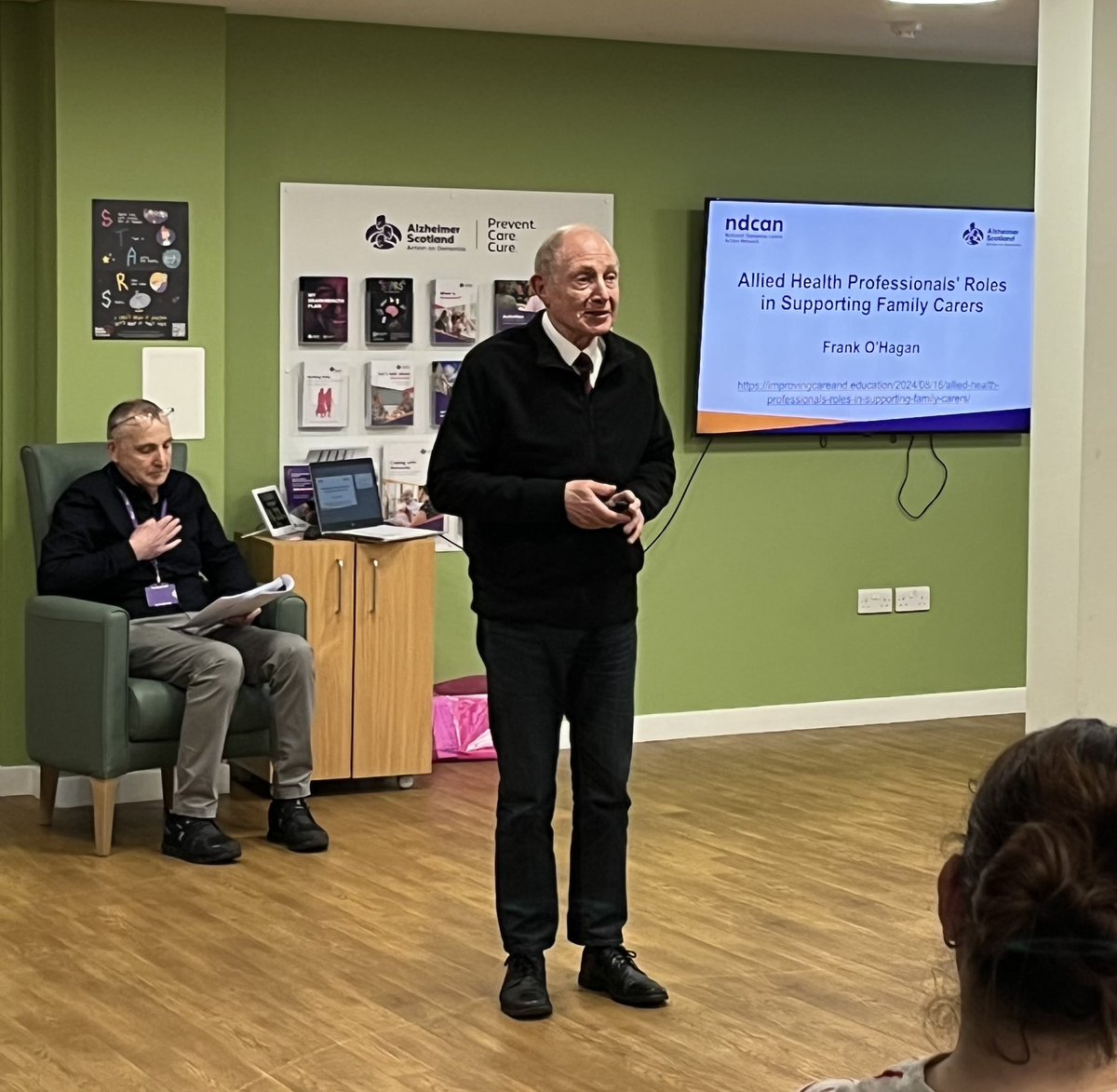 It was great to get involved with <a href="/S_D_W_G/">SDWG</a> and <a href="/NDCAN_Scotland/">NDCAN</a> as they shared their lived experience with first year speech and language therapy students yesterday. It was so lovely to meet you all in person and hear even more about your valuable experiences💜