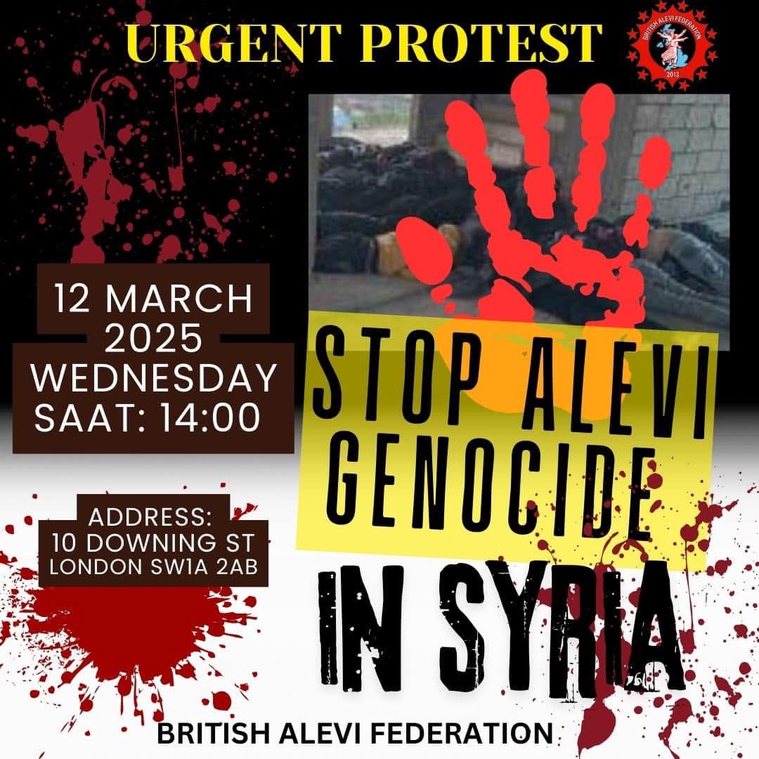 Bugün saat 2:00 de Londra başbakanlık konutu önüne bütün canlarımızı ve dostlarımızı bekliyoruz.