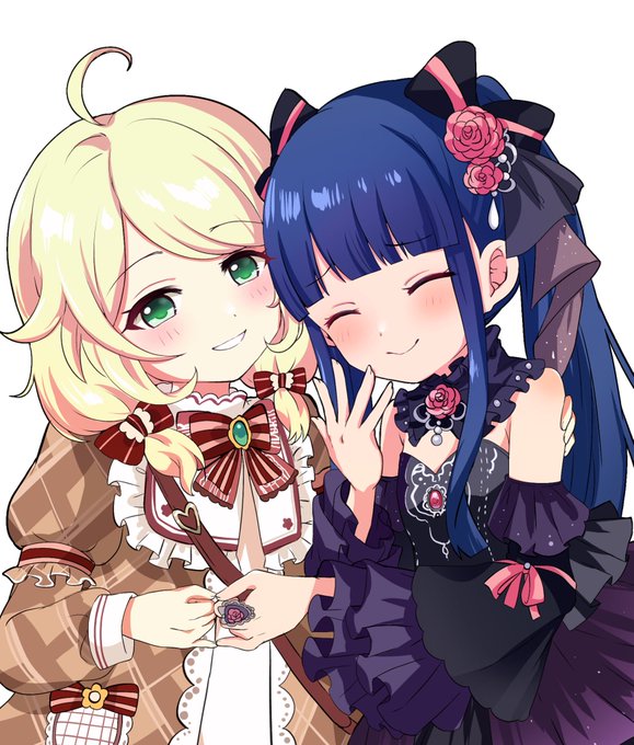 カラーにしました🩷💙 