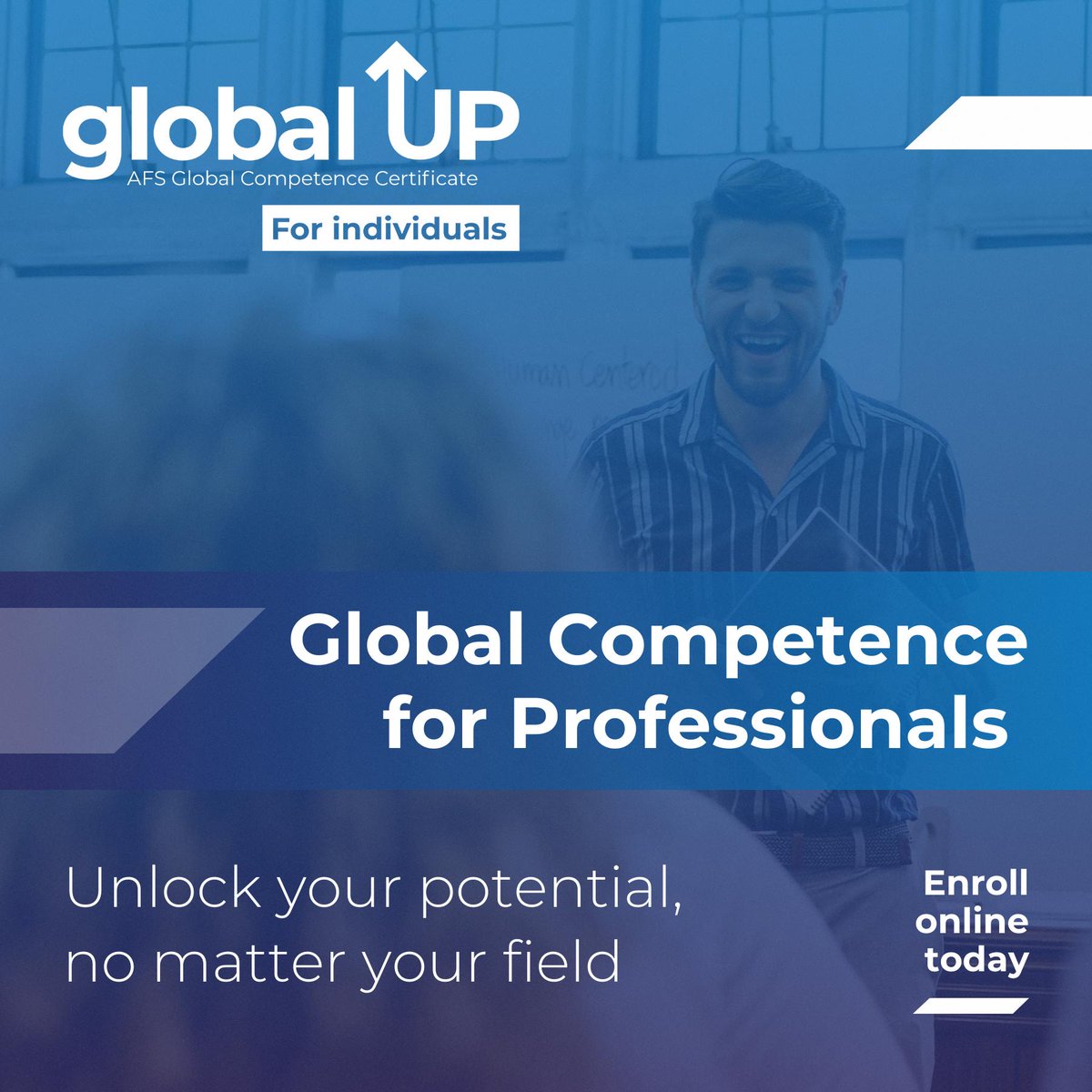 AFS's tweet image. Do you know why global competence is essential? Developing global competence unlocks opportunities for connection, collaboration, and success in an increasingly interconnected world.
Registrations for our next cohort are now open! globalup.com/global-up-for-…
#AFSeffect