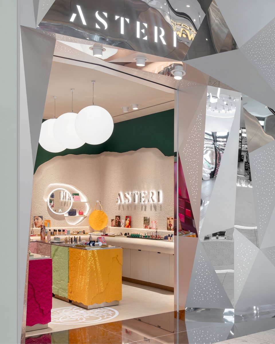 A bright new star has landed in Bahrain.

We continued our creative partnership with female-founded Saudi Arabian beauty brand Asteri to launch a new retail experience in City Centre Mall Bahrain.

Find out more about our partnership here: dalziel-pow.com/work/asteri-be…