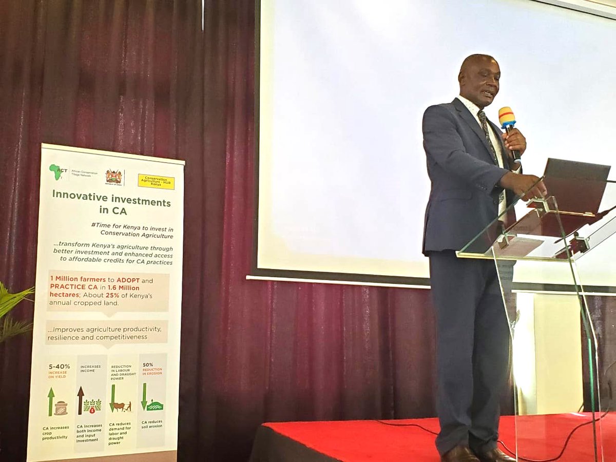 ACT NETWORK (@actillage) on Twitter photo The future of Agriculture lies in our ability to embrace sustainable practices that protect our environment, increase productivity, and improve the livelihoods of our farmers." David Njogu, Director Mechanization, MOALD
#ConservationAgKE #KilimoKE #Kalromkulima <a href="/FAOKenya/">FAO in Kenya</a> The future of Agriculture lies in our ability to embrace sustainable practices that protect our environment, increase productivity, and improve the livelihoods of our farmers." David Njogu, Director Mechanization, MOALD
#ConservationAgKE #KilimoKE #Kalromkulima <a href="/FAOKenya/">FAO in Kenya</a>