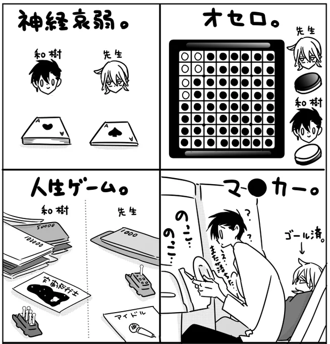 ☕️きまぐれミルクティー☕️
受け攻めの具合 