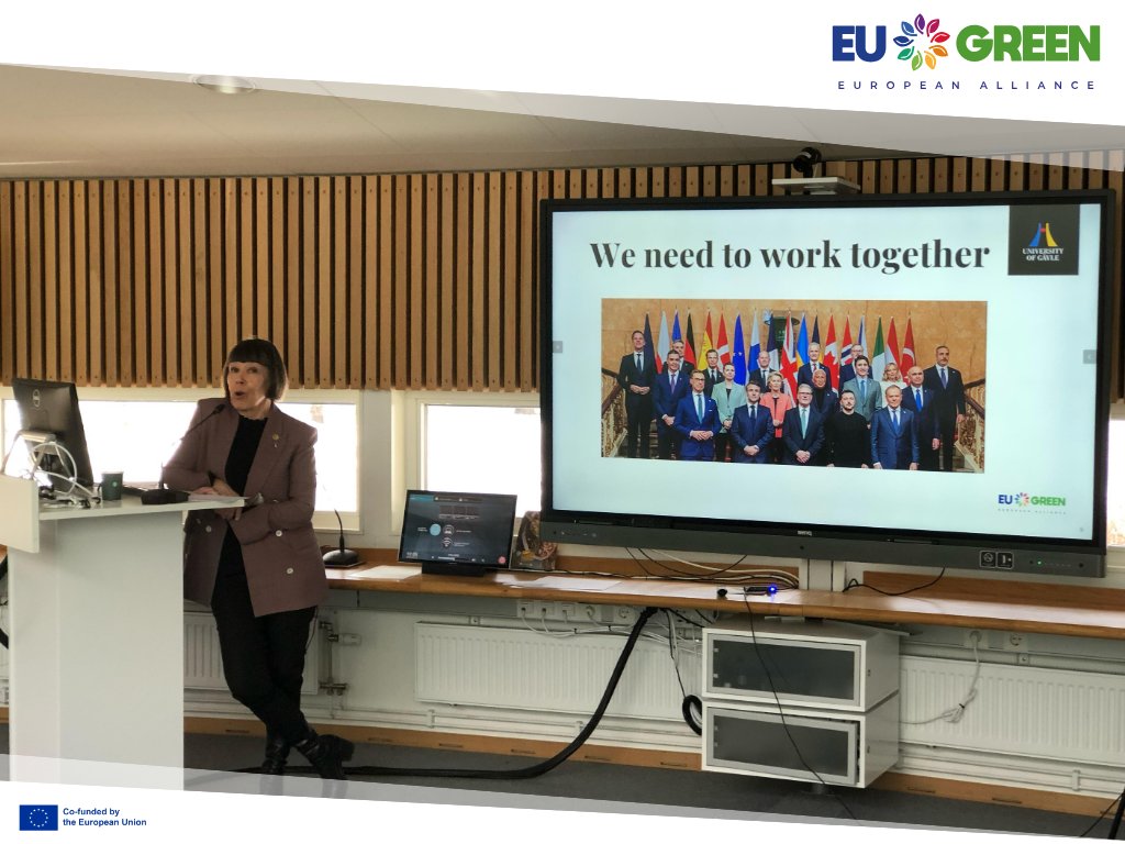 EU GREEN Universities Gather in Gävle for Sustainability &amp; Regional Engagement 🌍

🤝 EU GREEN partners met at <a href="/hig_se/">劉 彩里</a> to advance regional engagement &amp; sustainable development!

🌱 Key discussions included:
📢 The role of universities in driving sustainability
🏛️ Collaboration