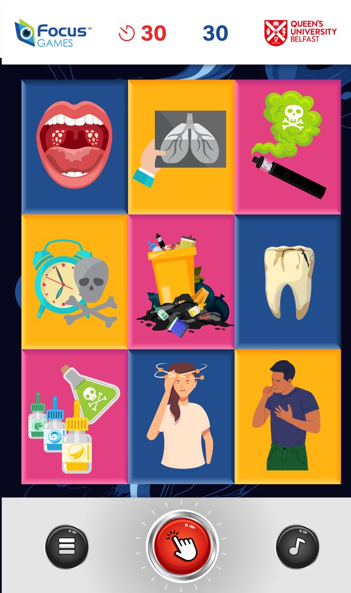 Delighted so see the launch of our #codesigned serious game by <a href="/FocusGames/">Serious Games & Simulations</a> on #smoking and #vaping awareness.
Play here: inhalethetruth.com