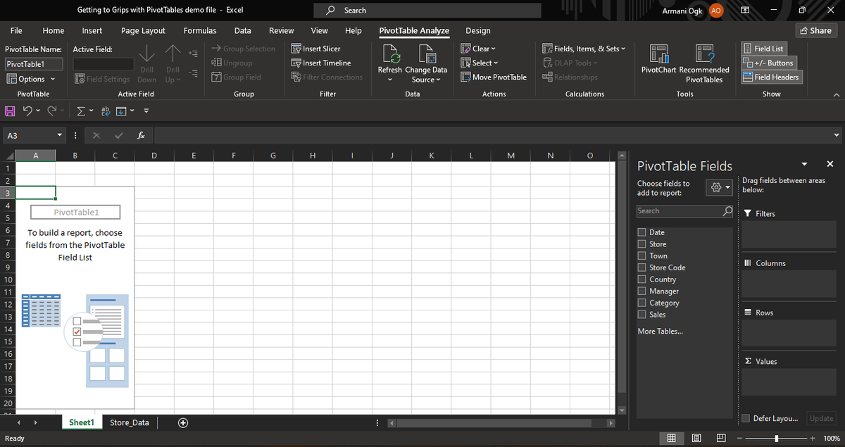 armani0GK's tweet image. Day 10: Pivot Tables in Excel
✅ Create Pivot Tables – Quick data summaries
✅ Use Row/Column Fields – Organize data
✅ Add Slicers & Filters – Make it interactive
Pivot Tables = Faster insights! Do you use them?
#Excel #DataAnalytics #ExcelChallenge #datafam