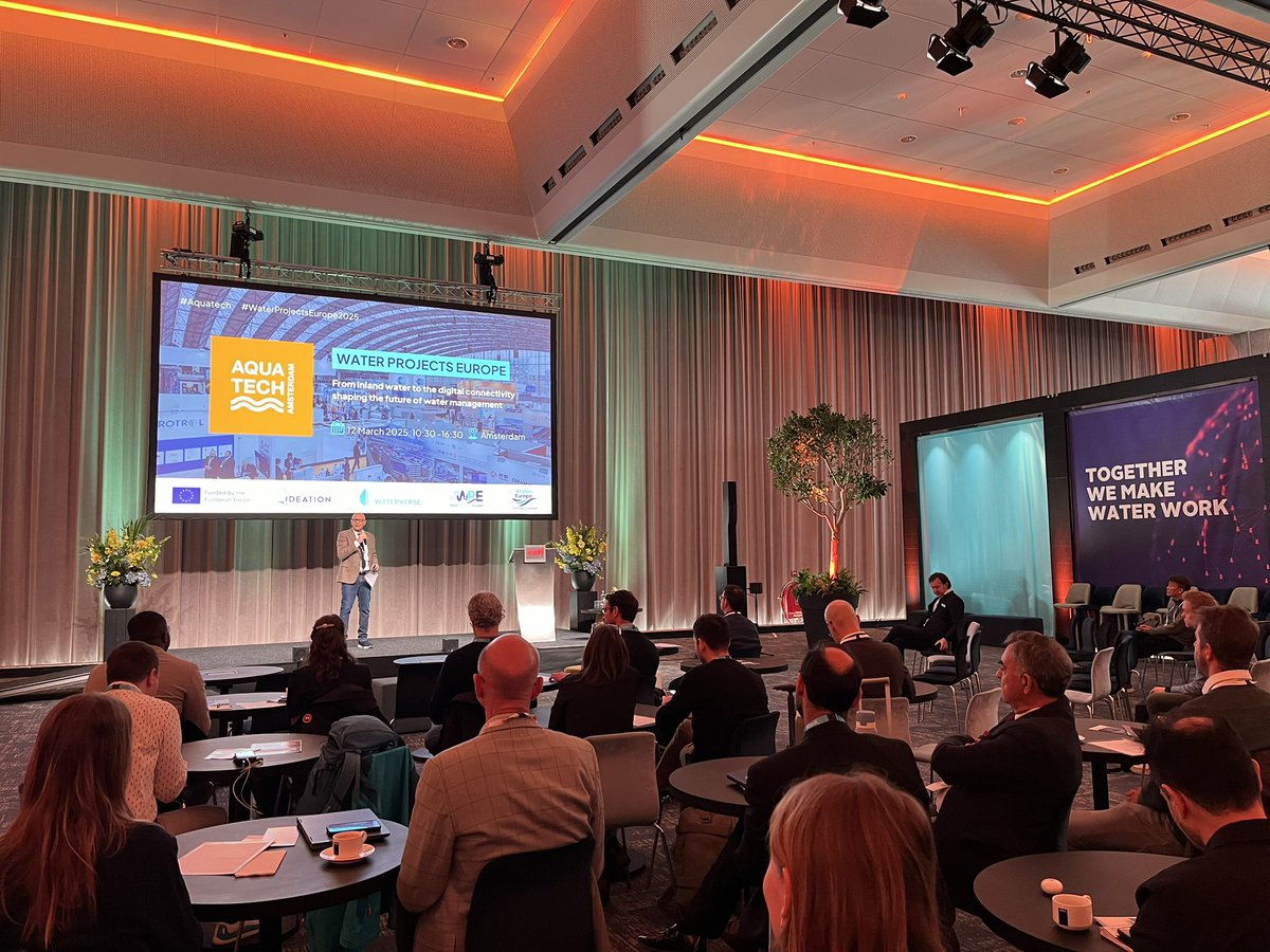 ⏰ It’s time!

🎙️ <a href="/AndreaRubini_56/">Andrea Rubini</a> is welcoming participants and opening the #WPE2025 event together with Gerben Hardeman from <a href="/Aquatech/">Aquatech</a> .

📍Make sure to pass by the Innovation Hub (Elicium hall 13) to join the discussion!