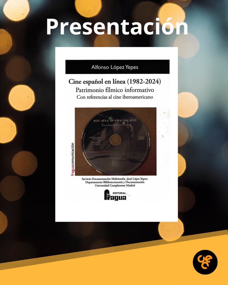 CirculoCEC (@circulocec) on Twitter photo 🔈🔈
Este miércoles, 12 de marzo a las 19.00, el presidente del CEC <a href="/Jerojose2002/">Jerónimo José Martín</a> y <a href="/cinedeterror/">Juan Luis Sánchez</a> arroparán a Alfonso López Yepes, miembro del CEC y ex vocal de la Junta Directiva, en la presentación de su libro “Cine español en línea (1982-2024).
📍En <a href="/OchoyMedio_/">Ocho y Medio</a> 🔈🔈
Este miércoles, 12 de marzo a las 19.00, el presidente del CEC <a href="/Jerojose2002/">Jerónimo José Martín</a> y <a href="/cinedeterror/">Juan Luis Sánchez</a> arroparán a Alfonso López Yepes, miembro del CEC y ex vocal de la Junta Directiva, en la presentación de su libro “Cine español en línea (1982-2024).
📍En <a href="/OchoyMedio_/">Ocho y Medio</a>