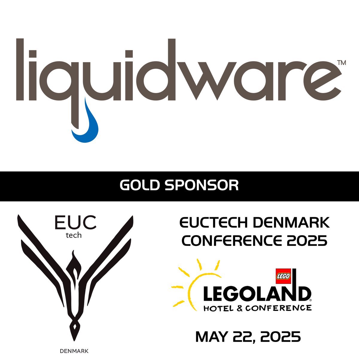 EUCtech Denmark (@euctechdk) on Twitter photo We are PROUD to announce that <a href="/Liquidware/">Liquidware</a> is a GOLD sponsor at the upcoming EUCtech Denmark conference 2025, May 22, 2025, Hotel Legoland, Billund, Denmark.
Secure your ticket here aka.ms/EUCdenmark
#euctechdk We are PROUD to announce that <a href="/Liquidware/">Liquidware</a> is a GOLD sponsor at the upcoming EUCtech Denmark conference 2025, May 22, 2025, Hotel Legoland, Billund, Denmark.
Secure your ticket here aka.ms/EUCdenmark
#euctechdk