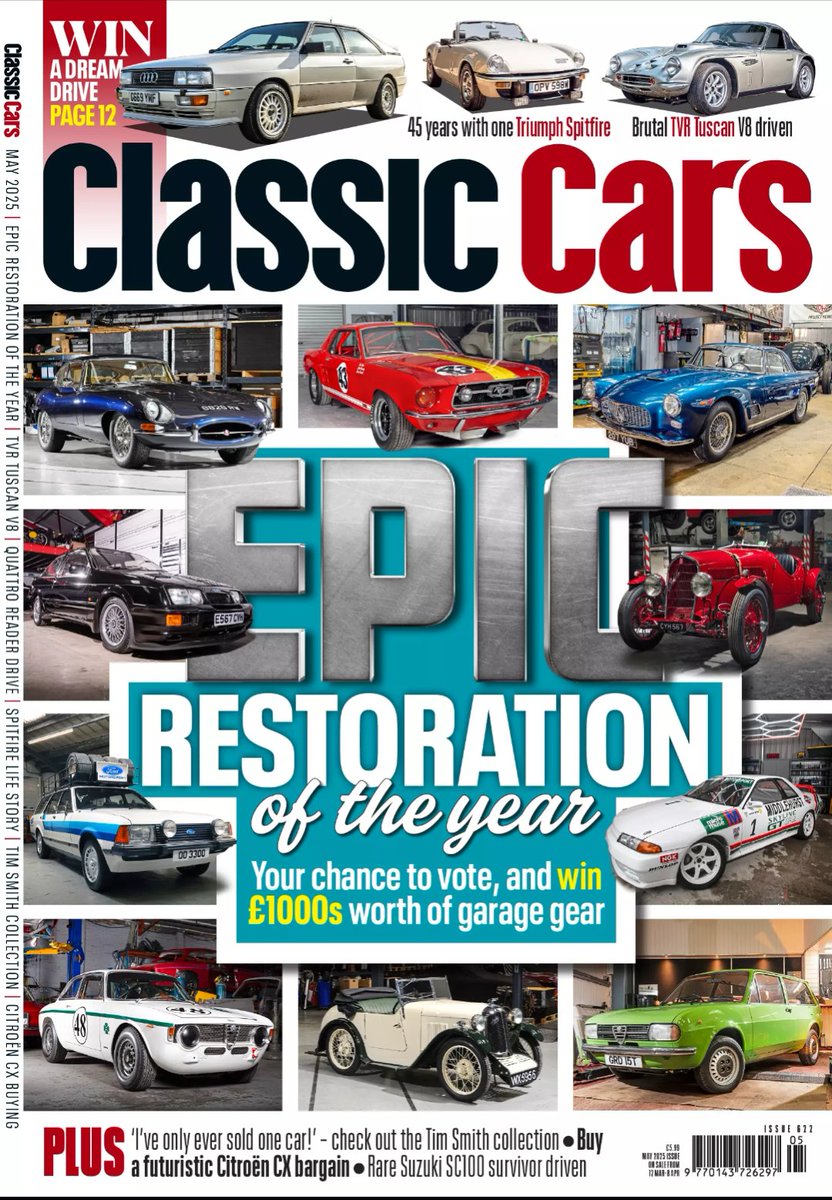 Here's the new issue of Classic Cars. My column's about the new <a href="/Jaguar/">Jaguar</a> Type 00, because hardly anyone seems to have mentioned it.