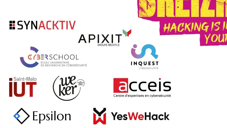 BreizhCTF's tweet image. À deux jours du lancement du #BreizhCTF2025, nous voulions remercier tous nos partenaires qui, par leur parrainage, rendent, chaque année l'événement gratuit.

Merci aux sponsors de cette édition 2025 qui s'annonce belle !

cc @_SaxX_ @kaluche_