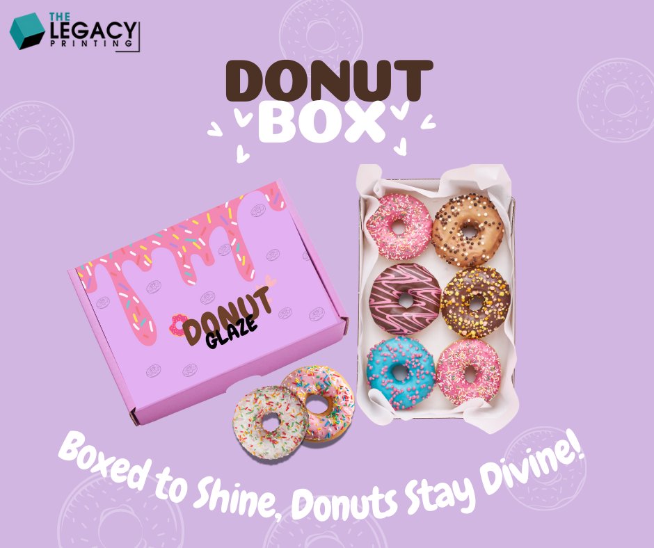 legacy_printing's tweet image. Boxed Right, Fresh Every Bite! 
Get custom donut packaging tailored to your brand’s exact needs. Perfect fit, ultimate freshness, and a standout look.

For more info: shorturl.at/fInow

#CustomDonutBoxes #BakeryPackaging #FreshnessPacked #FoodBranding #donutlovers