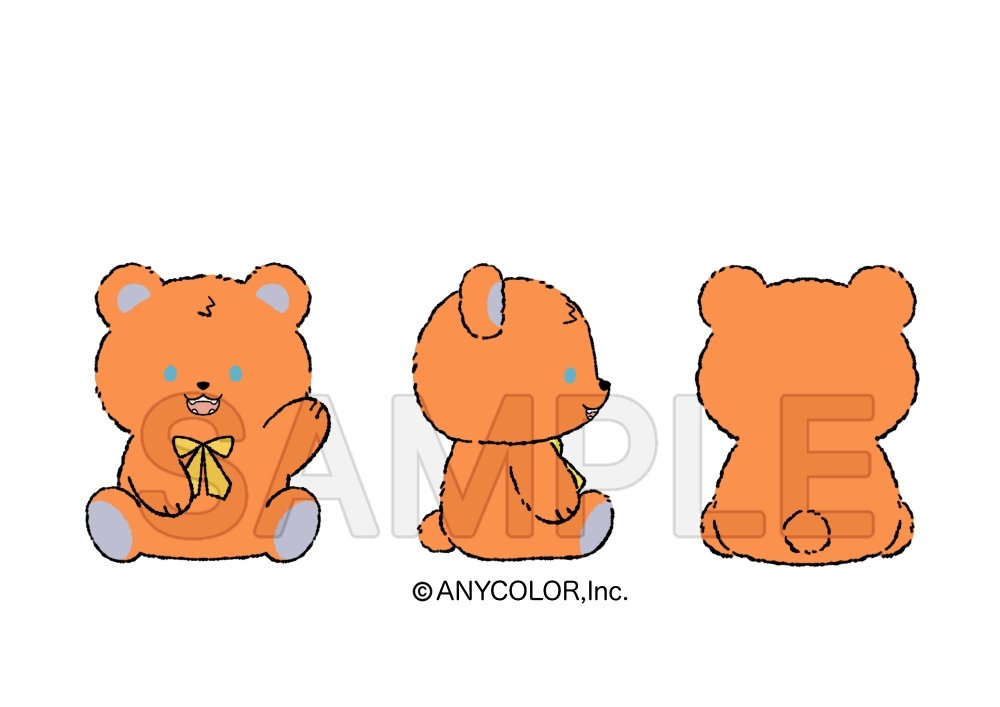 お仕事にじさんじ所属 3SKM()様の「3KUMA(さんくま)」のデザイン お仕事にじさんじ所属 3SKM()様の「3KUMA(さんくま)」のデザイン