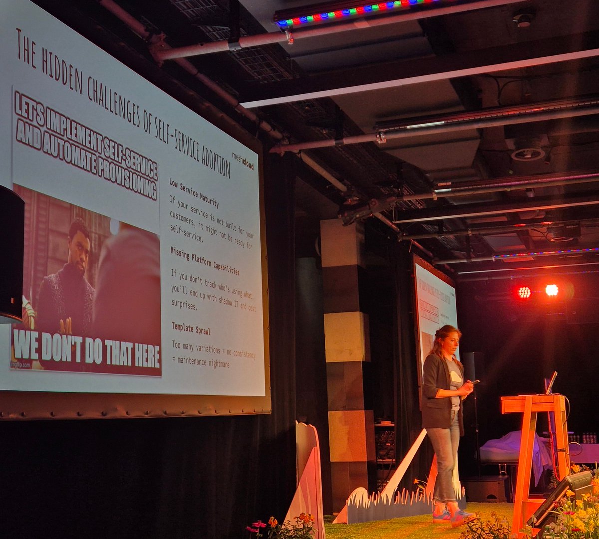 If we build self-service capabilities, everything should be OK, right?

Love the reference to the hidden challenges for self-service adoption.

#DevOps #PlatformEngineering #DevOpsDays #dodzh

<a href="/devopszh/">DevOpsDaysZH</a>