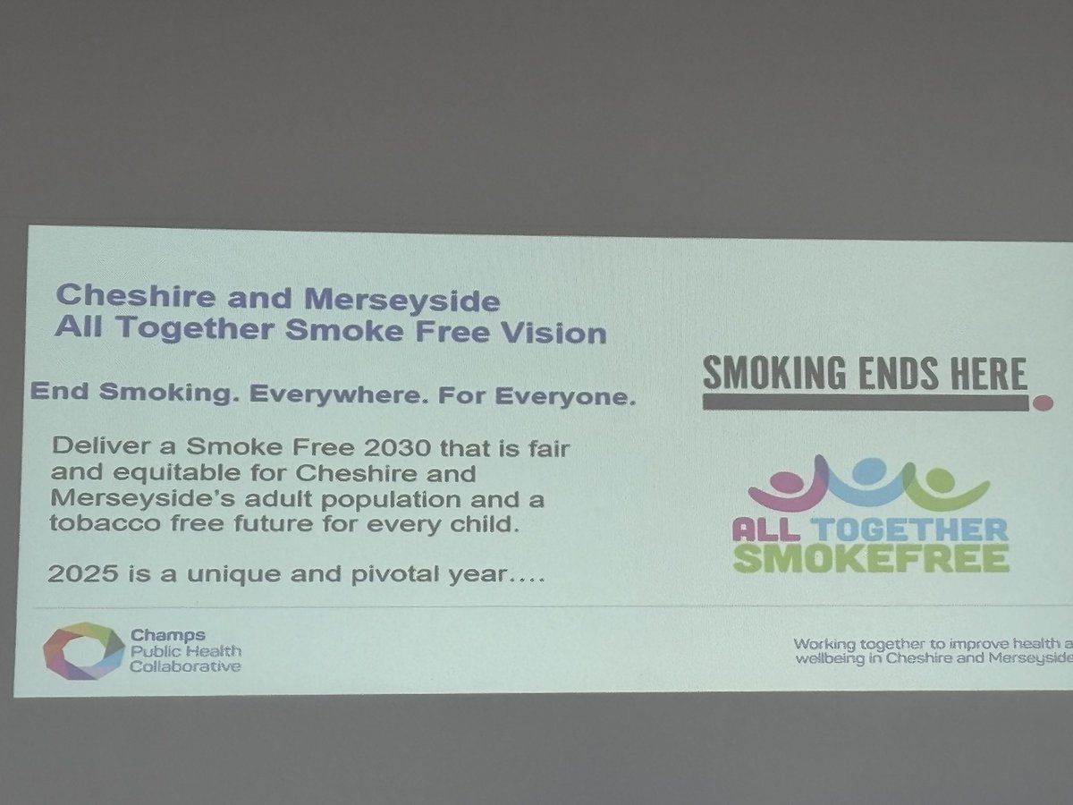 Wirral Smokefree workshop working towards a Smokefree Wirral 2030 #smokingendshere