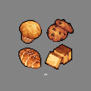 빵 아이콘🍞
#Pixelart #픽셀아트