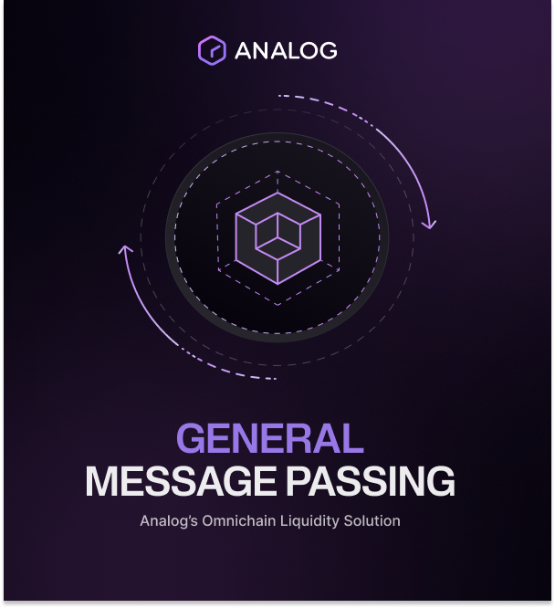 The future isn’t multi chain. It’s omnichain. 🌐

Analog's GMP eliminates the need of traditional bridges and unlocks unrestricted liquidity for DeFi.

• No more wrapped assets
• No more fragmented liquidity

Interoperability should be invisible. With GMP, it is.

Explore how