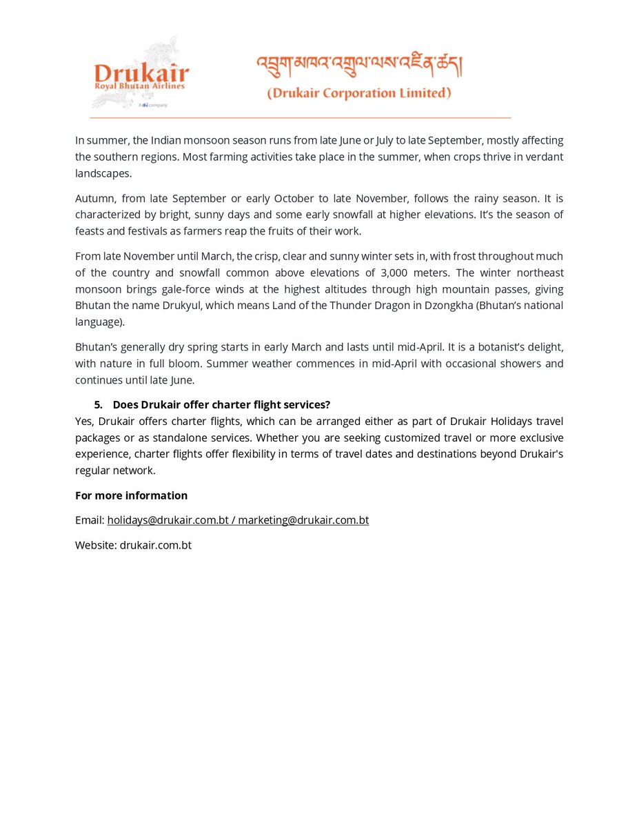 Drukair, Royal Bhutan Airlines (@drukair) on Twitter photo ๐๐ซ๐๐ฌ๐ฌ ๐๐๐ฅ๐๐๐ฌ๐ - ๐๐ซ๐ฎ๐ค๐๐ข๐ซ, ๐ข๐ง ๐๐จ๐ฅ๐ฅ๐๐๐จ๐ซ๐๐ญ๐ข๐จ๐ง ๐ฐ๐ข๐ญ๐ก ๐๐ก๐๐ง๐ ๐ข ๐๐ข๐ซ๐ฉ๐จ๐ซ๐ญ ๐๐ซ๐จ๐ฎ๐ฉ ๐๐ง๐ ๐ญ๐ก๐ ๐๐๐ฉ๐๐ซ๐ญ๐ฆ๐๐ง๐ญ ๐จ๐ ๐๐จ๐ฎ๐ซ๐ข๐ฌ๐ฆ ๐๐๐ฎ๐ง๐๐ก๐๐ฌ โ๐๐ข๐ฌ๐๐จ๐ฏ๐๐ซ ๐๐ก๐ฎ๐ญ๐๐งโ ๐๐ฑ๐ก๐ข๐๐ข๐ญ๐ข๐จ๐ง - ๐๐ข๐ง๐ ๐๐ฉ๐จ๐ซ๐ ๐๐ซ๐๐ฌ๐ฌ ๐๐๐ฅ๐๐๐ฌ๐ - ๐๐ซ๐ฎ๐ค๐๐ข๐ซ, ๐ข๐ง ๐๐จ๐ฅ๐ฅ๐๐๐จ๐ซ๐๐ญ๐ข๐จ๐ง ๐ฐ๐ข๐ญ๐ก ๐๐ก๐๐ง๐ ๐ข ๐๐ข๐ซ๐ฉ๐จ๐ซ๐ญ ๐๐ซ๐จ๐ฎ๐ฉ ๐๐ง๐ ๐ญ๐ก๐ ๐๐๐ฉ๐๐ซ๐ญ๐ฆ๐๐ง๐ญ ๐จ๐ ๐๐จ๐ฎ๐ซ๐ข๐ฌ๐ฆ ๐๐๐ฎ๐ง๐๐ก๐๐ฌ โ๐๐ข๐ฌ๐๐จ๐ฏ๐๐ซ ๐๐ก๐ฎ๐ญ๐๐งโ ๐๐ฑ๐ก๐ข๐๐ข๐ญ๐ข๐จ๐ง - ๐๐ข๐ง๐ ๐๐ฉ๐จ๐ซ๐