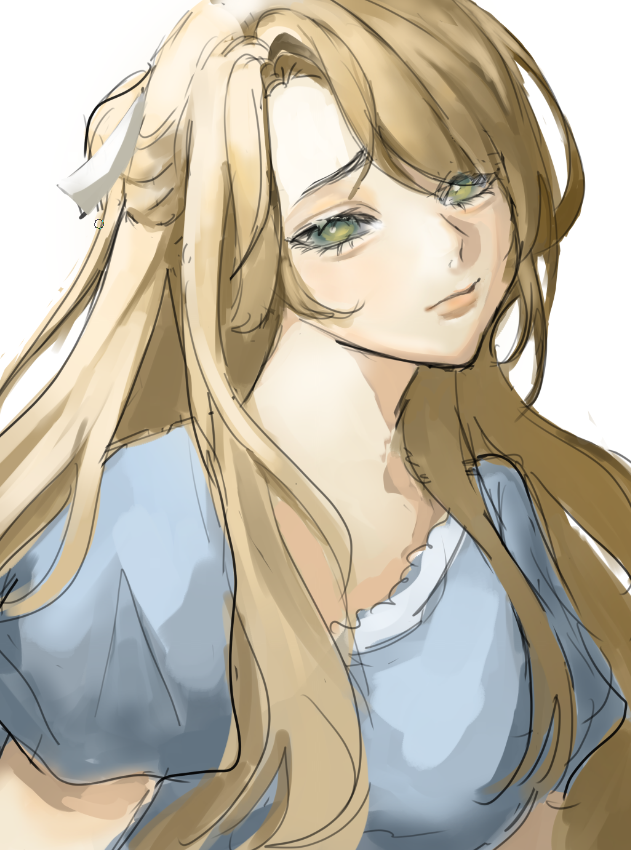 i made a quick sketch of piofiore's mc! she's so pretty its  a crime not to draw her!! ₍^. .^₎⟆

on another note, im finally finished with my finals! i can draw more and finish my otomes! im almosttt done with piofiore! im starting collar x malice!  ><