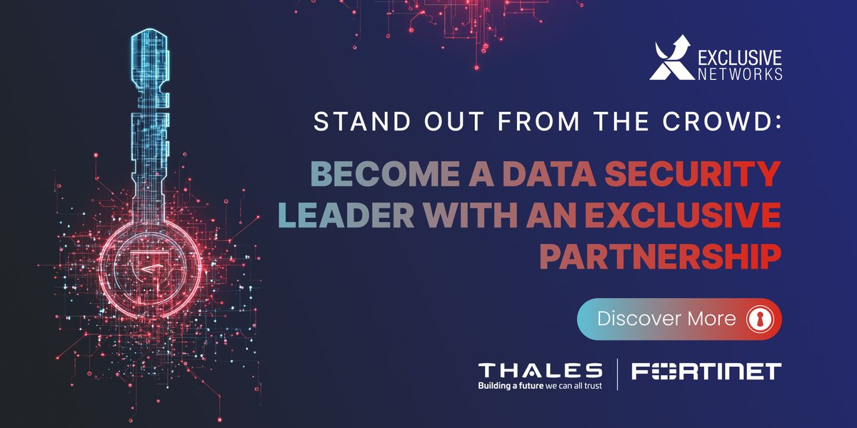 Exclusive Networks (@exn_networks) on Twitter photo Looking for a competitive edge?
Offer the <a href="/Fortinet/">Fortinet</a> and <a href="/ThalesCloudSec/">Thales Cybersecurity Products</a> CipherTrust Manager Security Solution for FortiGate NGFWs and stand out from the crowd!
Gain access to industry-leading expertise and exclusive resources: pages.info.exclusive-networks.com/fortinet-and-t… Looking for a competitive edge?
Offer the <a href="/Fortinet/">Fortinet</a> and <a href="/ThalesCloudSec/">Thales Cybersecurity Products</a> CipherTrust Manager Security Solution for FortiGate NGFWs and stand out from the crowd!
Gain access to industry-leading expertise and exclusive resources: pages.info.exclusive-networks.com/fortinet-and-t…