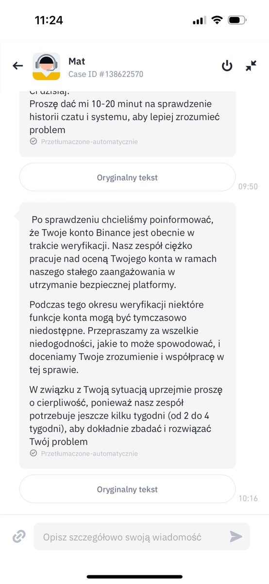 Ile czasu próbowaliście odblokować konto w <a href="/binance/">Binance</a> ? 
Ja próbuje już 9 miesięcy xD 
Serio nie wiem jak największa giełda może sobie na coś takiego pozwolić. Obsługa klienta to żart i kpina 😆
Co chwilę tylko dostaję info żebym czekał 2-4 tygodnie 😂

<a href="/BinancePoland/">Binance Poland</a>