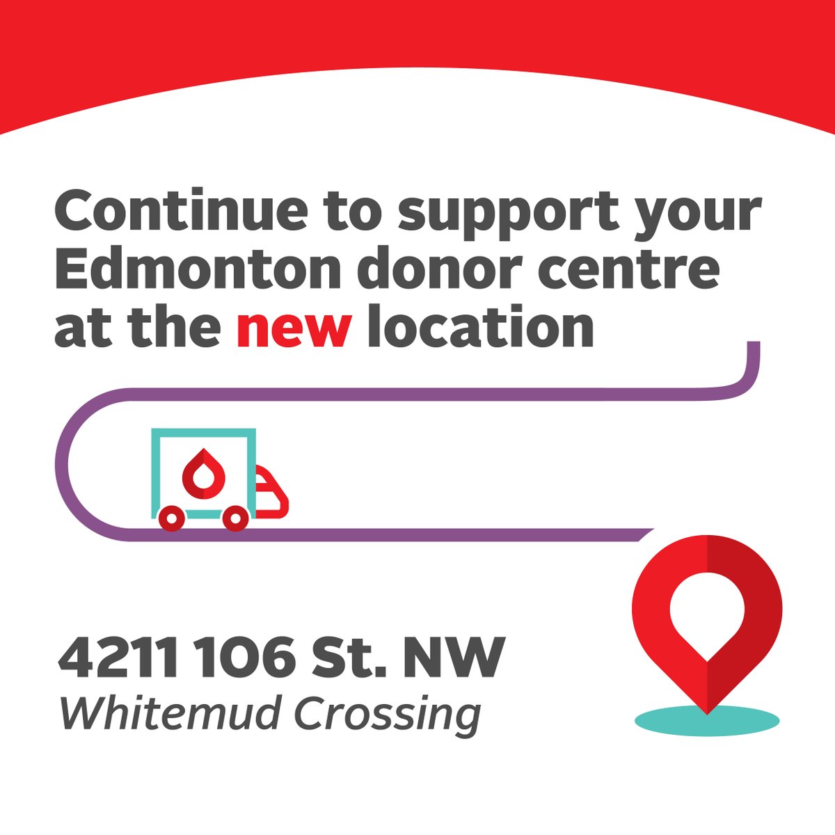Edmonton! We're moving at the end of April 🎉
We can't wait to welcome you to our new space. Appointments are available, so be sure to keep an eye on the address if you are booked in April or onwards.

See you there 🥰 In the meantime, we are still open at our usual Donor Centre!
