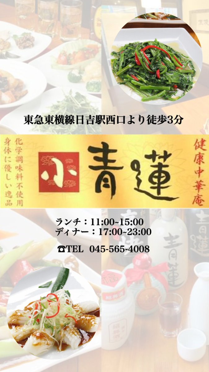 ￤  🚃 協賛団体紹介 🚃
￤　　
￤　　　小青蓮
￤
￤日吉駅徒歩3分！
￤化学調味料をできるだけ使わない体に優しい中
￤華料理🍽️
￤ボリューム満点で豊富なメニューが嬉しい！
￤ジュワサクな衣にタレが染み込んだ油淋鶏が絶
￤品です！広めの席で料理を楽しめます！
￤
￤#WALKMEN_春CL_きっぷ