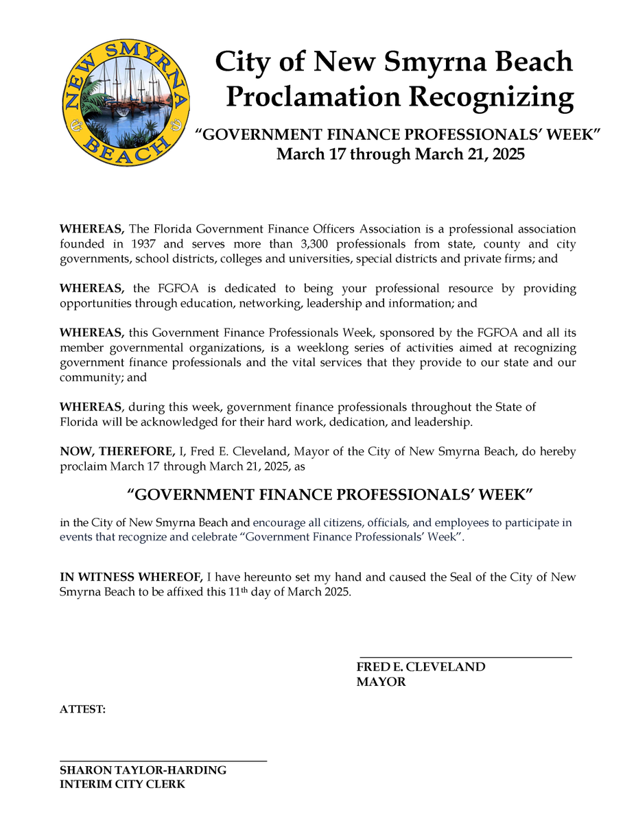 City of New Smyrna Beach tweet media