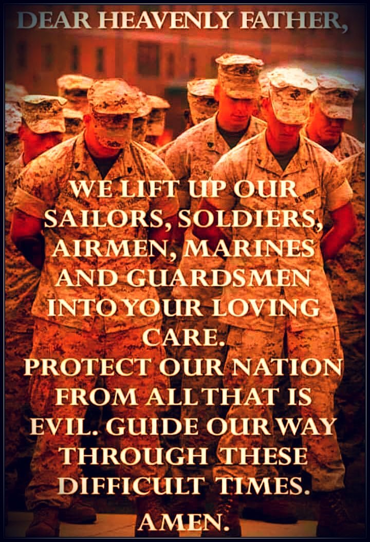 MORNIN VETS...HAVE A BEAUTIFUL DAY ❤️🙏❤️
Our Father, who art in heaven, hallowed be thy name; thy kingdom come; thy will be done; on earth as it is in heaven. Give us this day our daily bread. And forgive us our trespasses, as we forgive those who trespass against us. And lead