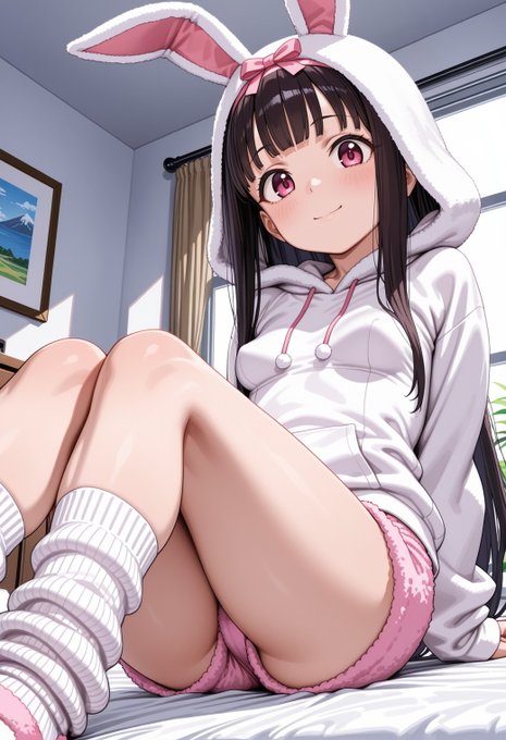 妹が新しい部屋着を買った。
妹:「お兄ちゃん、この服あったかいよ～♪」
僕:「(試しに俺にも着させてもらおう)」 