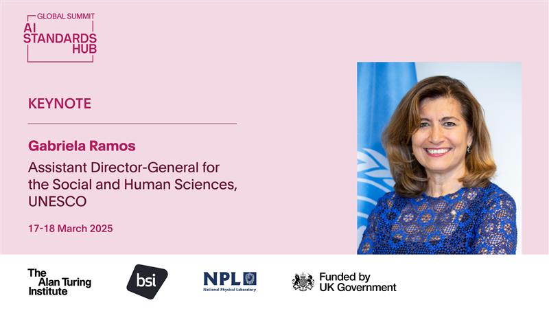 Gabriela Ramos, Assistant Director-General for Social and Human Sciences at UNESCO, will deliver a video address on 17 March, discussing global cooperation, readiness, and capacity building for AI standardisation.

Full agenda and sign-up for livestream: bit.ly/4iswkqN