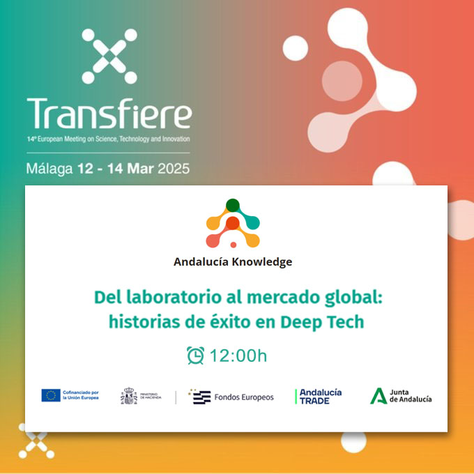 trade_andalucia's tweet image. 🗣️En breve comenzará nuestra 1ª charla en el espacio #AndalucíaKnowledge en #Transfiere moderada por @ppucedac 

🔹Hablaremos de #propiedadindustrial y su importancia en #deeptech
 🔹con casos de éxito de las firmas #Meltiod3D y #Agphotonics

¡Acércate! 
#feder @EconoHaciendAND