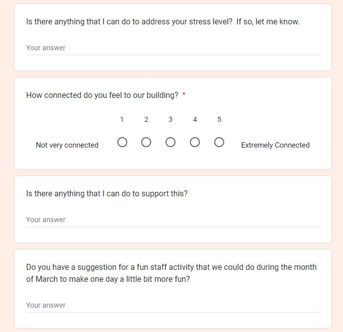 Principal Project (@principalproj) on Twitter photo Are you open to receiving feedback from your teachers and staff?
Try this approach from P <a href="/DavidJHuber/">David Huber, Ed. D.</a>. Are you open to receiving feedback from your teachers and staff?
Try this approach from P <a href="/DavidJHuber/">David Huber, Ed. D.</a>.
