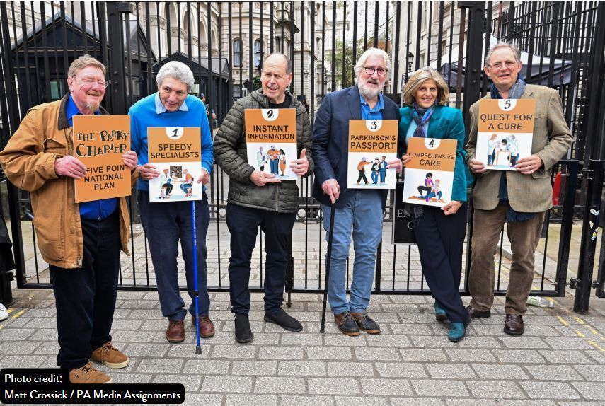 Cure Parkinson's (@cureparkinsonst) on Twitter photo Cure Parkinson's is supporting the Movers & Shakers <a href="/moversand6/">Movers & Shakers: a podcast about Parkinson's</a> new petition, to call on the government to take action to improve the lives of people with Parkinson’s. Do join us by signing the petition and supporting the Parky Charter: buff.ly/S2DC7Mq Cure Parkinson's is supporting the Movers & Shakers <a href="/moversand6/">Movers & Shakers: a podcast about Parkinson's</a> new petition, to call on the government to take action to improve the lives of people with Parkinson’s. Do join us by signing the petition and supporting the Parky Charter: buff.ly/S2DC7Mq