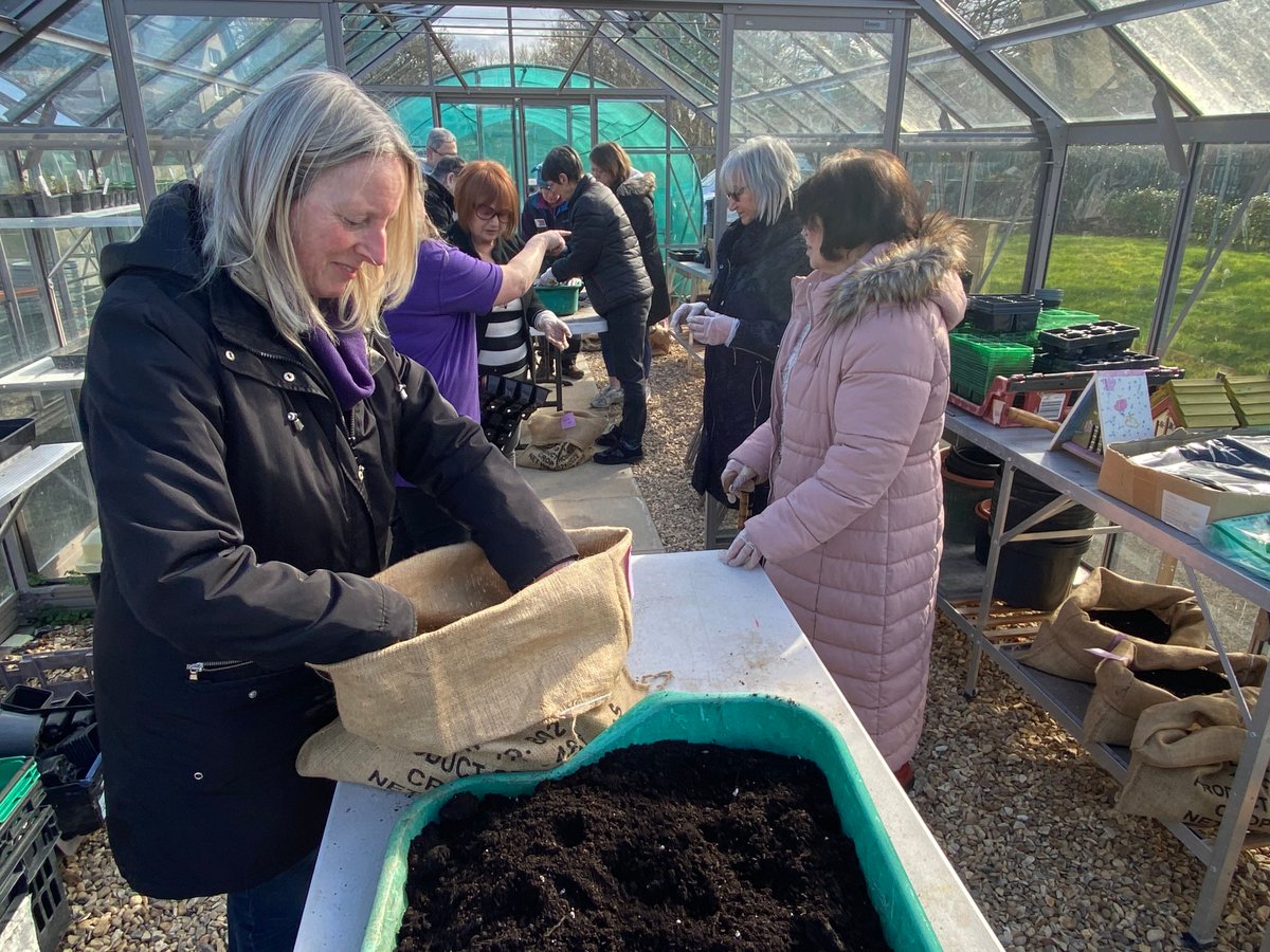 In our Spring Garden Q&amp;A, Angela held a hands-on workshop where attendees gained some guidance on seed starting and care, as well as some tips for growing potatoes in small spaces, such as in a sack! 🥔