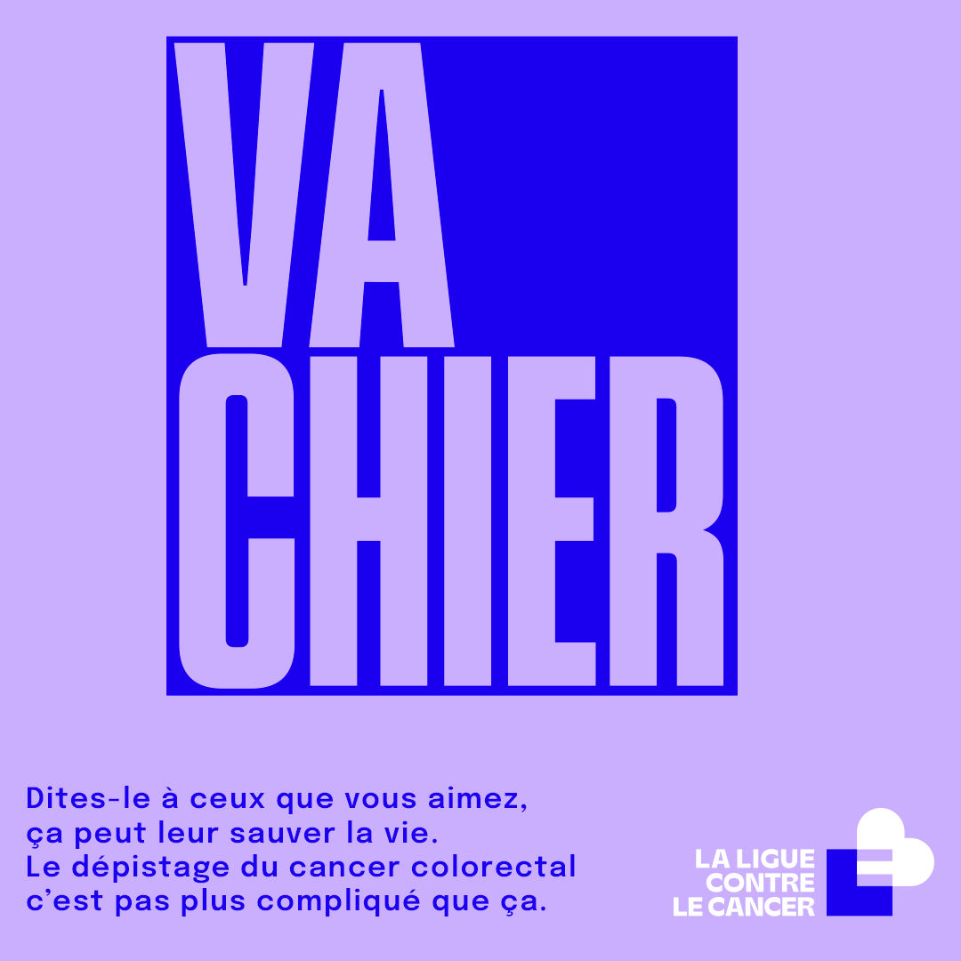 🎗️VA CHIER !

Vous trouvez ça choquant ?😮 Pas moi ! Ce qui me préoccupe vraiment, c'est que le #cancer colorectal🎗️soit le 2ème cancer le plus meurtrier en France avec + de 17 000 morts par an ! Bravo à <a href="/laliguecancer/">La Ligue contre le cancer</a> pour cette campagne de sensibilisation au dépistage du cancer