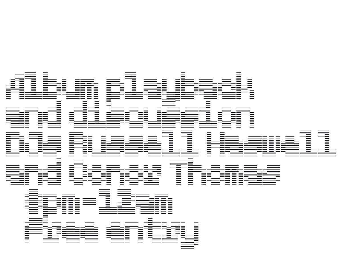 DEEP TIME is coming…

+an album launch+
ft. album playback &amp; discussion w/ Maria Perevedentseva { <a href="/_MidnightMary_/">Maria Perevedentseva</a> }
+
djs ~
Russell Haswell { @russellhaswell }
x
Conor Thomas { @crono_hotmas }

on.
Friday 11th April | 8pm - 12am
at.
𝐏𝟑 𝑨𝒏𝒏𝒊𝒉𝒊𝒍𝒂𝒕𝒊𝒐𝒏 𝑬𝒗𝒆 | 70