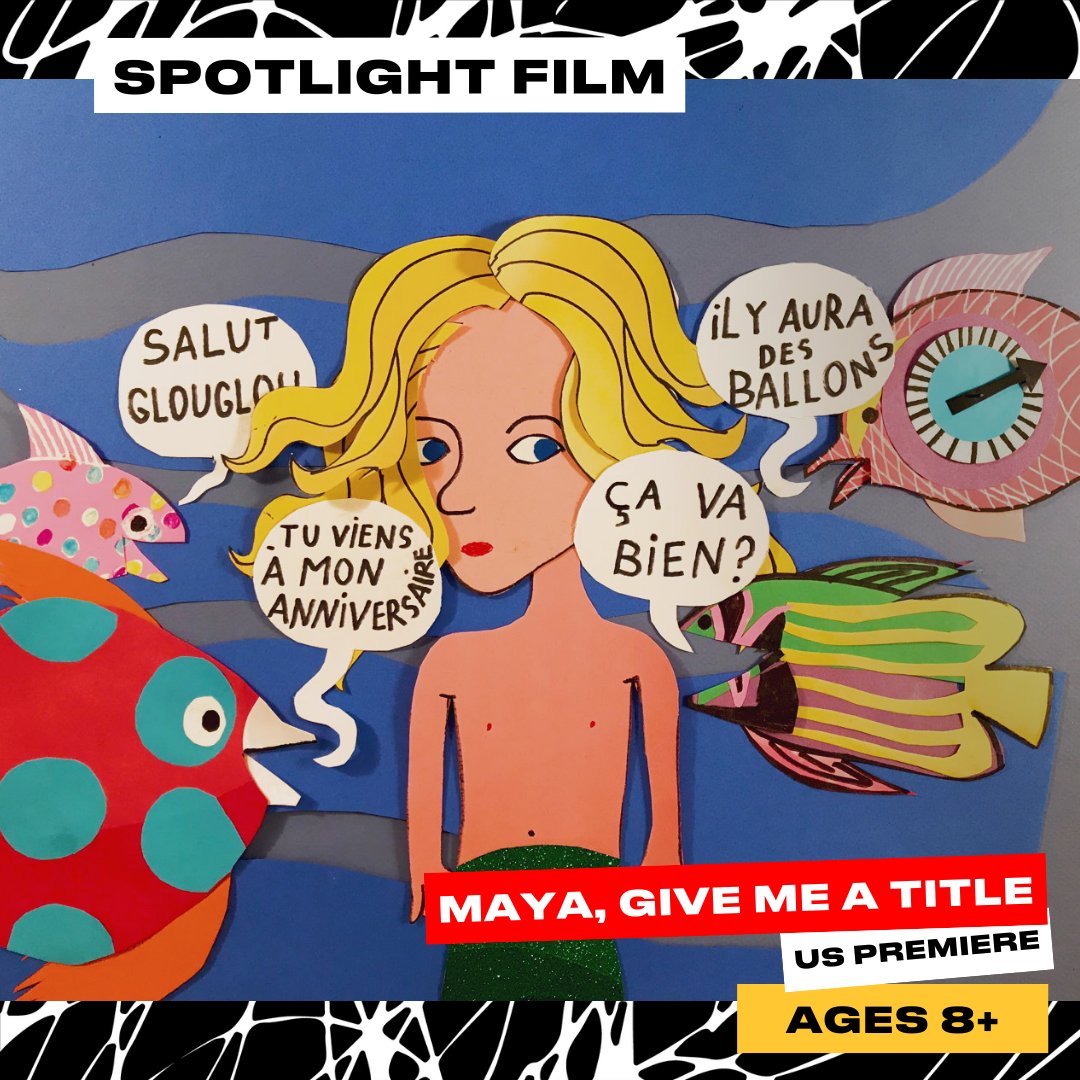 Don't miss your FINAL CHANCE to watch Michel Gondry's beautiful new film Maya, Give Me a Title at NYICFF! This paper cutout stop-motion is a true love letter to filmmaking, storytelling &amp; parenting all in one ❣️

📅 Today (3/16) at 1pm
📍SVA Theatre
🎫   zurl.co/XFUj7