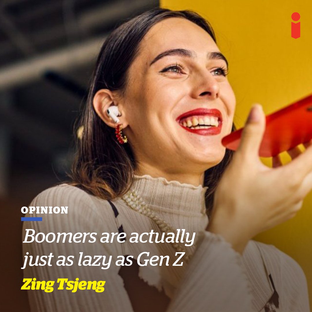 The i Paper (@theipaper) on Twitter photo Opinion | Boomers and Gen X’ers have successfully skived work for decades
🖋️ <a href="/misszing/">Zing Tsjeng</a>
🔗 trib.al/zf099dy Opinion | Boomers and Gen X’ers have successfully skived work for decades
🖋️ <a href="/misszing/">Zing Tsjeng</a>
🔗 trib.al/zf099dy