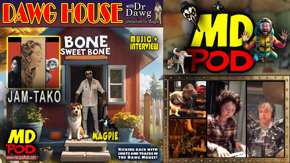 MD POD (@mdpod_hub) on Twitter photo 🌟Exciting news! "DAWG HOUSE with Dr. DAWG" ft. "JAM-TAKO" coming soon to MD POD🎧Exclusive interviews with emerging talents. Catch it at md-podhub.com👉Shoutout to <a href="/jam_tako3/">JAM-TAKO</a> <a href="/WEAK13/">WEAK13</a> <a href="/undurskin/">Undurskin</a> <a href="/jam_tako3/">JAM-TAKO</a> <a href="/dorner_martina/">Martina Dörner</a> <a href="/ChuckyTrading/">Chucky Trading Co</a> <a href="/magpie_sally/">Magpie Sally</a> 🌟Exciting news! "DAWG HOUSE with Dr. DAWG" ft. "JAM-TAKO" coming soon to MD POD🎧Exclusive interviews with emerging talents. Catch it at md-podhub.com👉Shoutout to <a href="/jam_tako3/">JAM-TAKO</a> <a href="/WEAK13/">WEAK13</a> <a href="/undurskin/">Undurskin</a> <a href="/jam_tako3/">JAM-TAKO</a> <a href="/dorner_martina/">Martina Dörner</a> <a href="/ChuckyTrading/">Chucky Trading Co</a> <a href="/magpie_sally/">Magpie Sally</a>