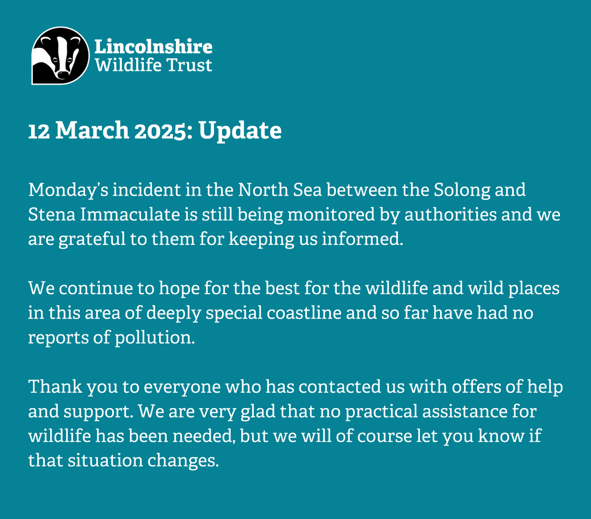 An update on Monday's North Sea oil tanker collision: